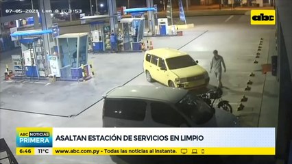 Asaltan estación de servicio en Limpio