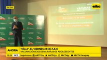 Desde el miércoles vacunarán a mayores de 20 años