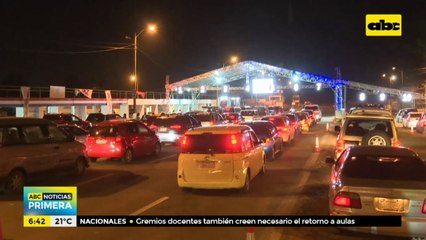 Masiva concurrencia en el vacunatorio del exAratirí