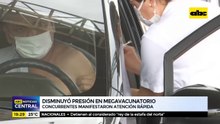Disminuyó presión en megavacunatorio