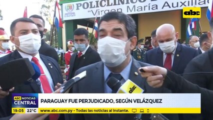 Paraguay fue perjudicado, según Velázquez