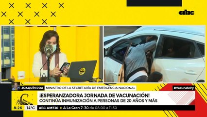 Ayer se vacunaron más de 16.000 personas en el Rubén Dumot