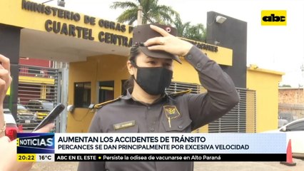 Aumentan los accidentes de tránsito