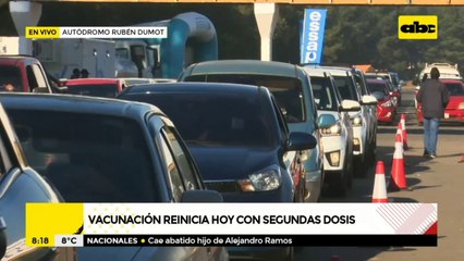 Gran concurrencia en vacunatorio de exAratirí para aplicación de segundas dosis