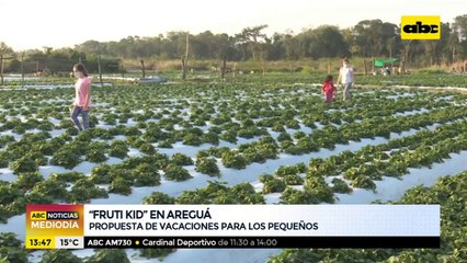 "Fruti kid" en Areguá