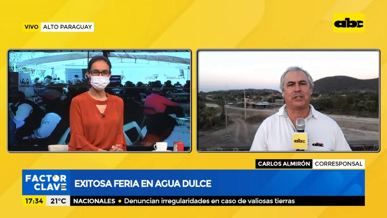 Exitosa feria en Agua Dulce