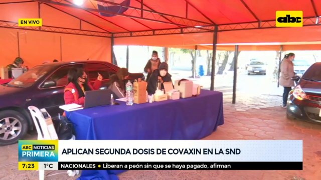 Baja concurrencia para aplicación de segundas dosis en la SND