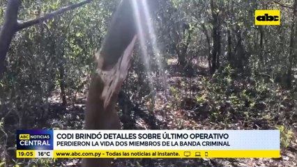CODI brindó detalles sobre último operativo