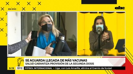 Nuevamente, Salud garantiza provisión de segundas dosis