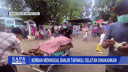 Tak Teridentifikasi, 16 Jenazah Korban Banjir di Tapanuli Selatan Dimakamkan Massal