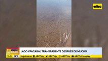 Lago Ypacaraí, transparente después de mucho