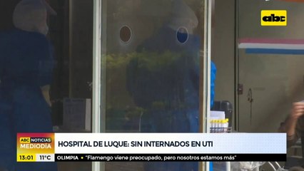 Hospital de Luque, sin internados en terapia intensiva