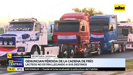 Productos lácteos están siendo desechados