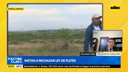 Instan a rechazar ley de fletes