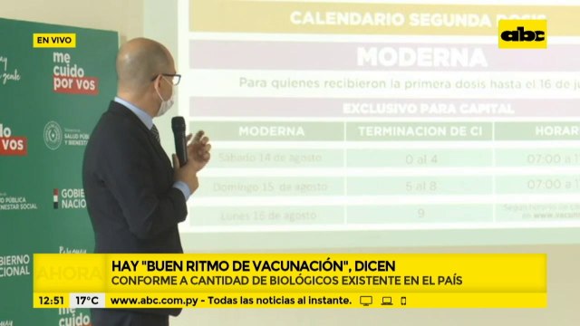 Así seguirá la vacunación de segundas dosis en Asunción