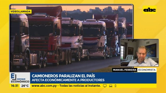 Camioneros paralizan el país