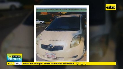 Robo de vehículo en Fernando de la Mora