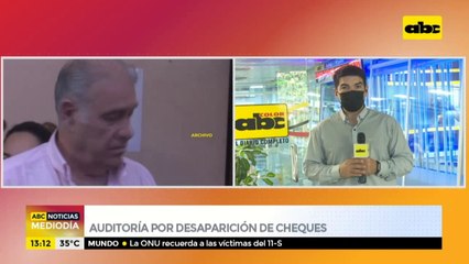 Auditoría por desaparición de cheques en caso Ramón González Daher