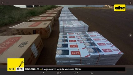 Incautaron 18.000 cajetillas de cigarrillos