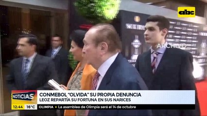 Conmebol olvida su propia denuncia en el caso Nicolás Leoz