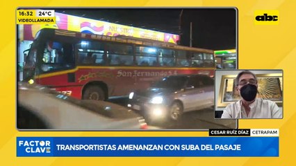 Transportistas amenazan con cobrar G. 3.338 y G. 5.087 por pasaje