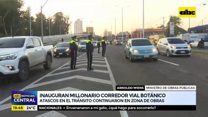 Inauguran Millonario Corredor Vial Botánico
