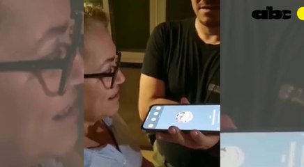 Mario Abdo conversa con Sandra Maceda, rescatada tras secuestro