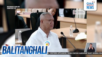 Livestreaming ng hearing ng ICI kaugnay sa maanomalyang flood control projects, sinimulan na; Laguna 4th Dist. Rep. Agarao, unang sumalang kanina | Balitanghali