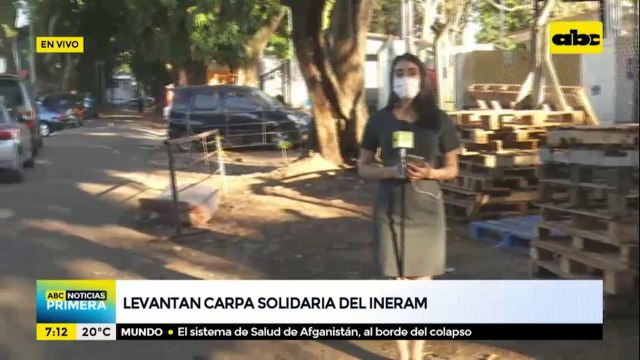 Levantan carpa solidaria en el Ineram, pero familiares de internados siguen requiriendo de ayuda