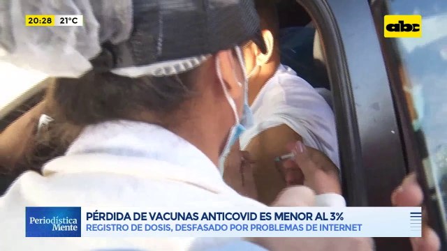 Pérdida de vacunas anticovid es menor al 3%