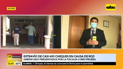 Confirman extravío de casi 400 cheques en causa de Ramón González Daher