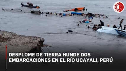 Desplome de tierra en Perú arrastra dos embarcaciones, deja 12 muertos y 60 desaparecidos
