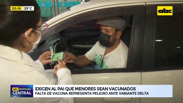 Exigen al PAI que menores sean vacunados
