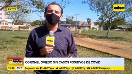Coronel Oviedo, sin casos positivos de covid