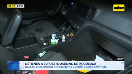 Detienen a supuesto asesino de psicóloga