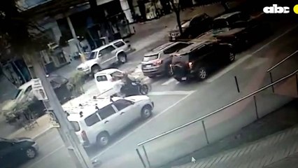 Imágenes del circuito cerrado captaron el asalto fatal ocurrido sobre San Martín