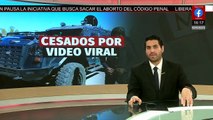 Cesan a policías de SLP tras video viral pidiendo “mordida”