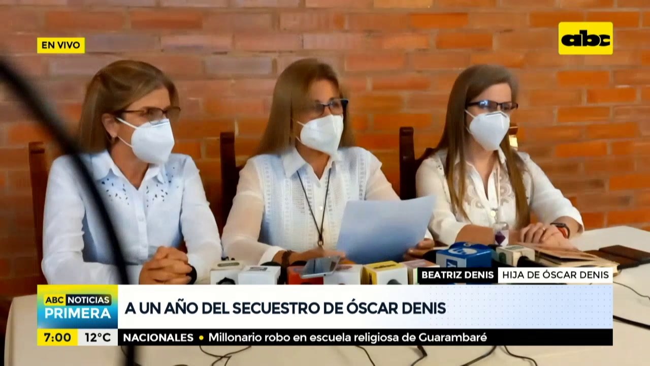 Un año del secuestro de Óscar Denis: sus hijas siguen exigiendo respuestas del Gobierno