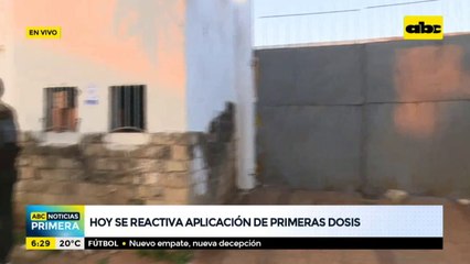 Hoy se reactiva vacunación de primeras dosis anticovid