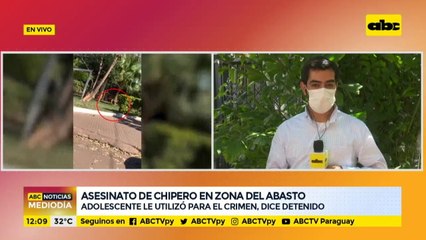 Asesinato de chipero: detenido dice que adolescente "lo utilizó" para el crimen