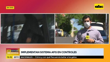 Policía implementa sistema AFIS en controles