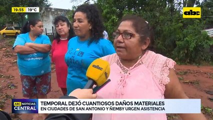 Temporal dejó cuantiosos daños materiales