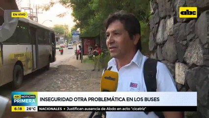 Inseguridad, otra problemática en los buses