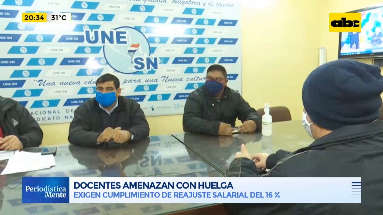 Docentes amenazan con huelga