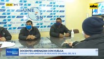 Docentes amenazan con huelga