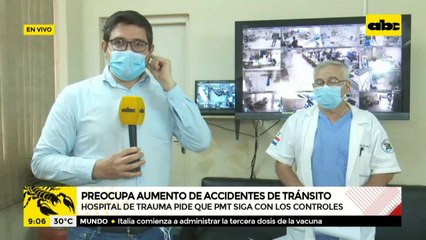 Hospital del Trauma pide que Patrulla Caminera siga con controles de alcotest