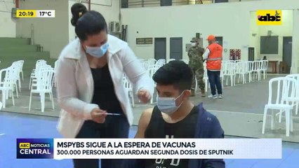 Ministerio de salud sigue a la espera de vacunas