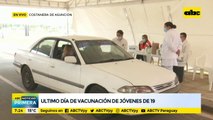 Último día de vacunación de jóvenes a 19 años y mayores de 50