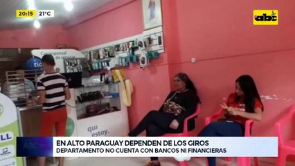 En Alto Paraguay dependen de los giros