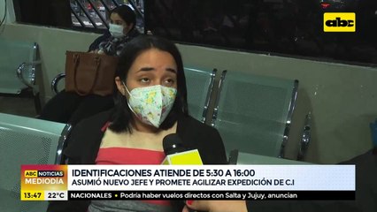 Identificaciones atiende de 5:30 a 16:00: Asumió nuevo jefe y promete agilizar expedición de C. I.